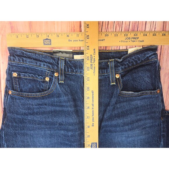Levis Ribcage Bell High Rise Jeans 30X32 Blue Denim Slim Hip & Thigh NWT NEW - Picture 8 of 9